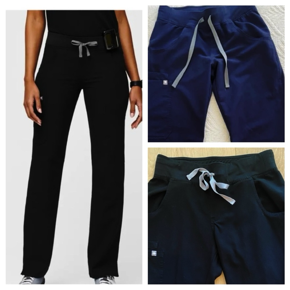FIGS 2Pairs - FIGS KADE XXS : 1 Navy pair/ 1 Black